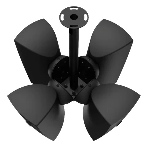 Audac CMA144/B Montaj aparatı 4 x ATEO4 Hoparlör Black