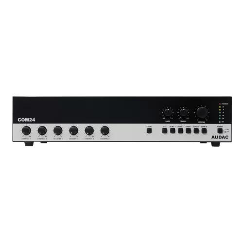 AUDAC COM24MK2 Mixer-Amplifier 240W/100V 5-zone Seçmeli