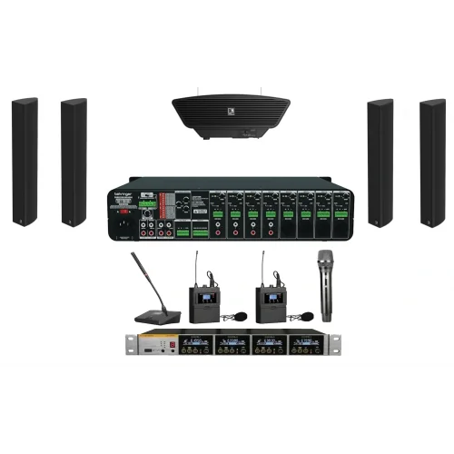 Audac CONGRESS NOBA-4K6 Geniş Toplantı Salonu için Premium Ses Sistemi 200 m2