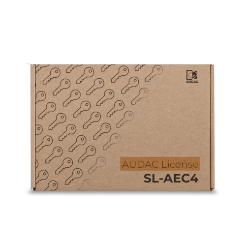 Audac SL-AEC4 4 channels AEC activation license for LUNA-F License 4 channels AEC activation -Version 1,0