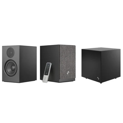 Audio Pro A28+SW-5 Siyah 2+1 Aktif Multiroom Akıllı Ev Hoparlörü Seti