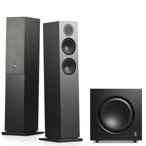 AUDIO PRO A48+SW-10 Siyah 2+1 Aktif Multiroom Akıllı Ev Hoparlörü Seti