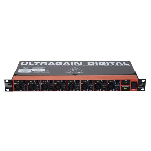 Behringer ADA8200 Midas Mikrofon Preamplifikatörlü 8 Girişli / 8 Çıkışlı Adat Ses Arayüzü