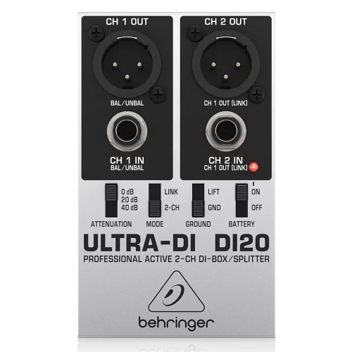 Behringer Di20 İki Kanal Aktif Di Box