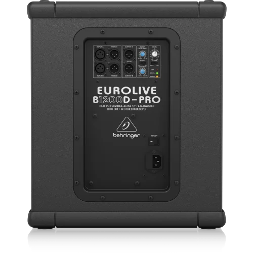 Behringer EUROLIVE B1200D-PRO, 12 500-watt Aktif Hoparlör