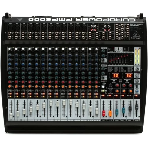 Behringer PMP6000, 1600W 20 Kanal Power Mikser