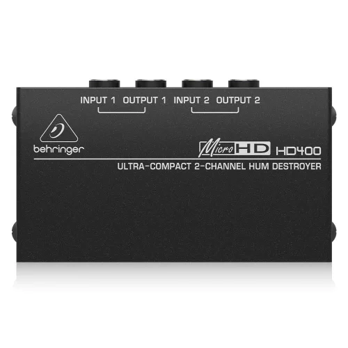 Behringer HD400 Ultra-Compact 2-Kanal Hum Destroyer