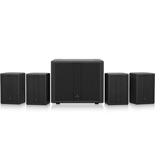 Behringer SAT 1004 Bundle | 4.1 Hoparlör Sistemi | Mağaza, Cafe, Restoran için hazır ses sistemi