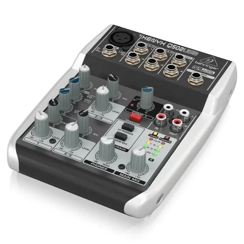 Behringer Xenyx Q502usb 5 Kanal Usb Analog Mikser