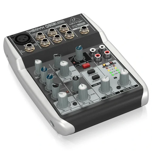 Behringer Xenyx Q502usb 5 Kanal Usb Analog Mikser