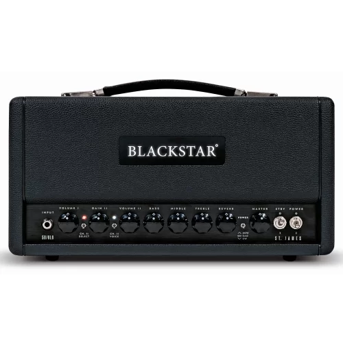 Blackstar St. James 50-watt Tube Head 6L6 Tube Kafa Amfi (Siyah)