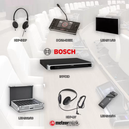 Bosch 4 Dil-Çevirmen 56 Dinleyici Simultane Paketi