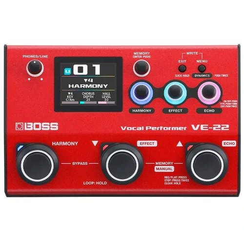 Boss VE-22 Vocal Performer Pedalı