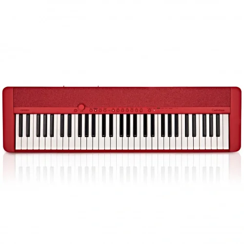 CASIOTONE CT-S1RDC 61 Tuş Piyano Stili Hassasiyetli Standart Kırmızı Org (Adaptör Dahil)