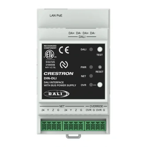 Crestron DIN-DLI DALI Arayüzü, DIN Ray Montaj