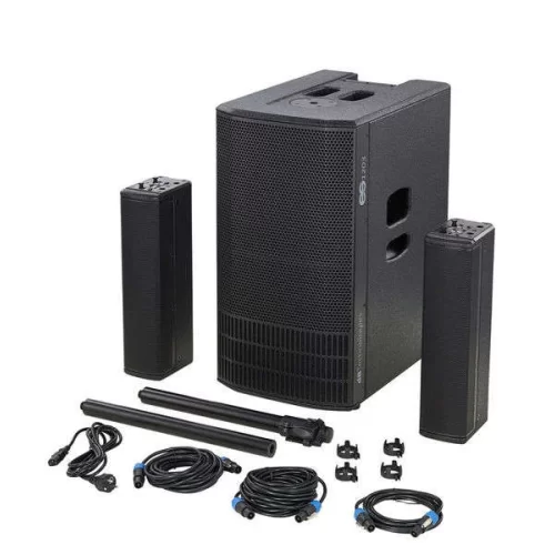 dB Technologies ES-1203 Aktif Hoparlör Sistemi, 3-amfili 2x12 Sub + 8x4 SPL: 132 dB