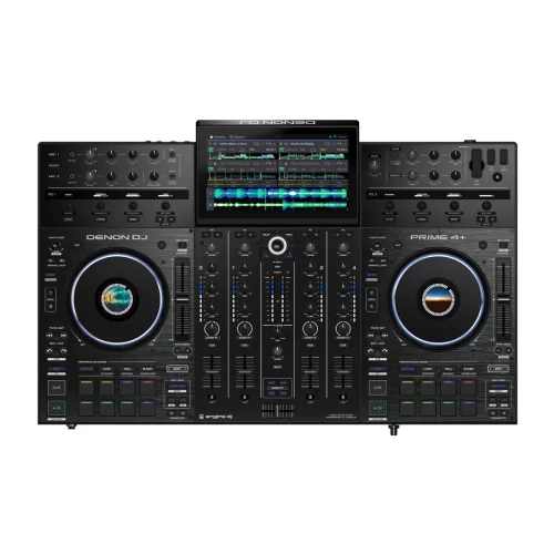 Denon DJ Prime 4+ İkinci Nesil Profesyonel 4-Kanal DJ Controller, Standalone Player, Engine Prime Sistemi