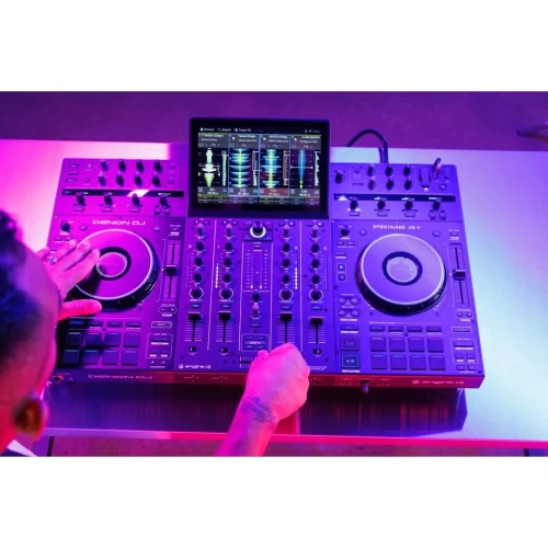 Denon DJ Prime 4+ İkinci Nesil Profesyonel 4-Kanal DJ Controller, Standalone Player, Engine Prime Sistemi