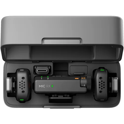 DJI Mic Mini (2 TX + 1 RX + Şarj Kutusu) Mikrofon