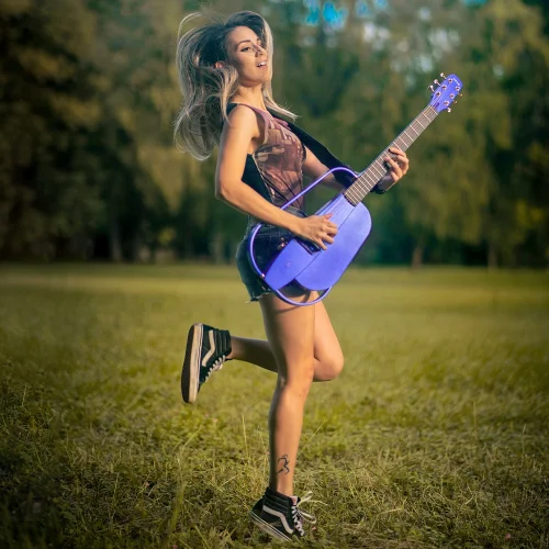 Enya NEXG 2 Basic PP Mor Renk Elektro Akustik Gitar