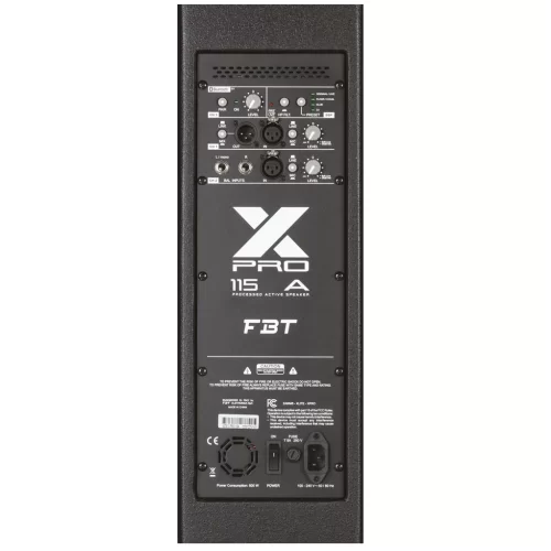 FBT X-PRO 115A | Processed Active Speaker - 15 + 1 -1200Wrms- 80°Hx50°V -
Plywood cab