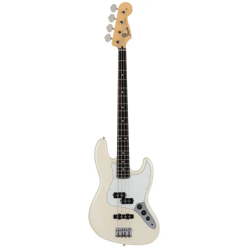 Fender 2024 Collection Made in Japan Hybrid II Jazz Bass PJ Gülağacı Klavye Olympic Pearl w/Bag Bas Gitar