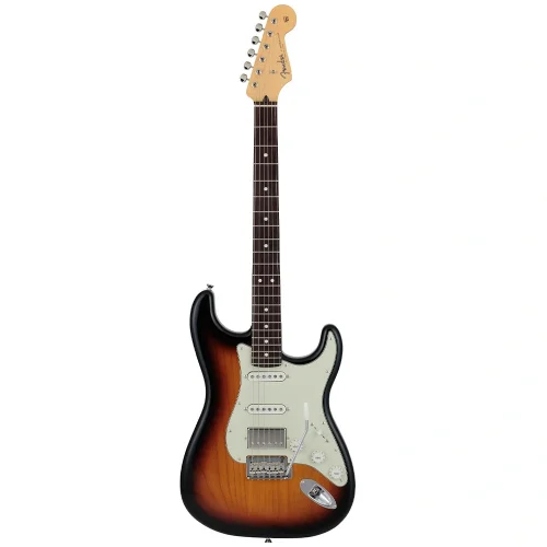 Fender 2024 Collection Made in Japan Hybrid II Stratocaster HSS Gülağacı Klavye 3 Ton Sunburst w/Bag Elektro Gitar