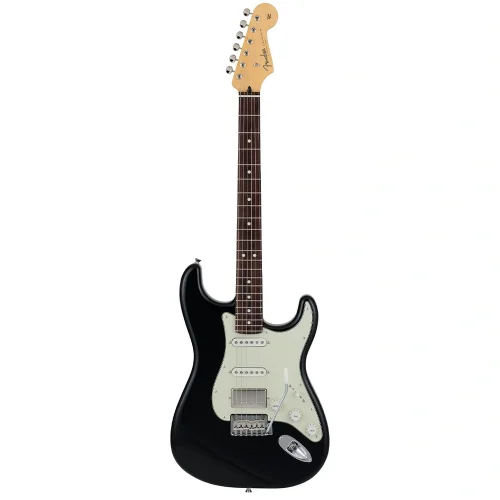 Fender 2024 Collection Made in Japan Hybrid II Stratocaster HSS Gülağacı Klavye Black w/Bag Elektro Gitar
