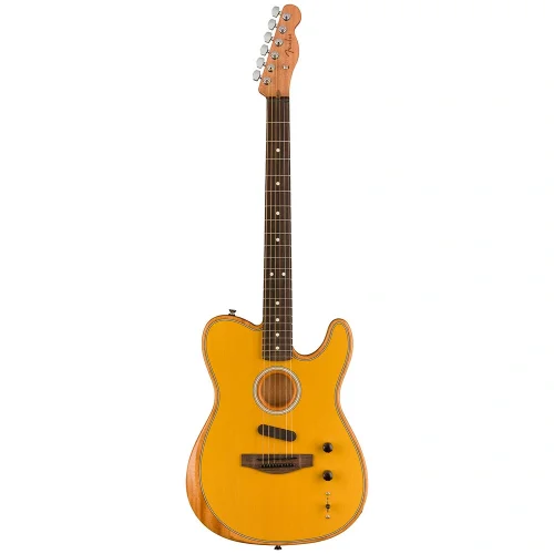Fender Acoustasonic Player Telecaster Gülağacı Klavye Butterscotch Blonde Elektro Akustik Gitar