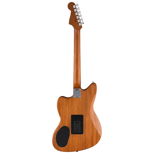 Fender Acoustasonic Standard Jazzmaster Gülağacı Klavye Aged Natural Elektro Akustik Gitar