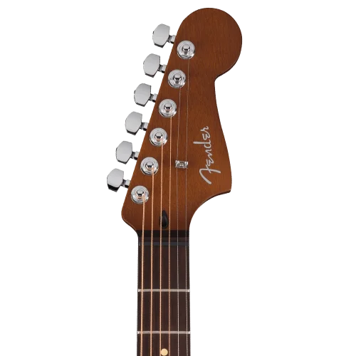Fender Acoustasonic Standard Jazzmaster Gülağacı Klavye Aged Natural Elektro Akustik Gitar