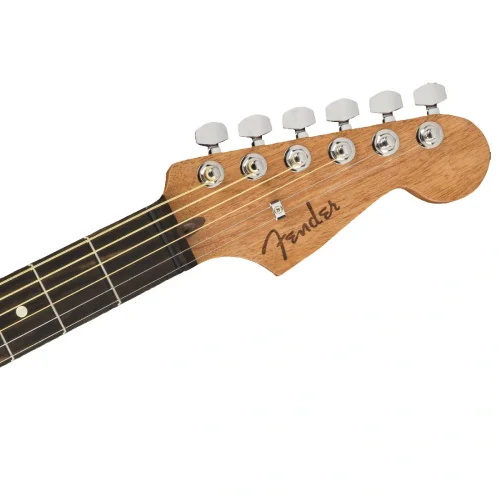 Fender Acoustasonic Stratocaster Abanoz Klavye Natural Elektro Akustik Gitar