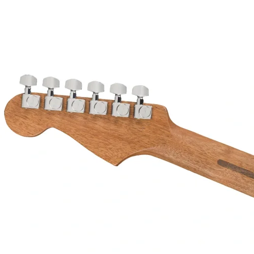 Fender Acoustasonic Stratocaster Abanoz Klavye Natural Elektro Akustik Gitar