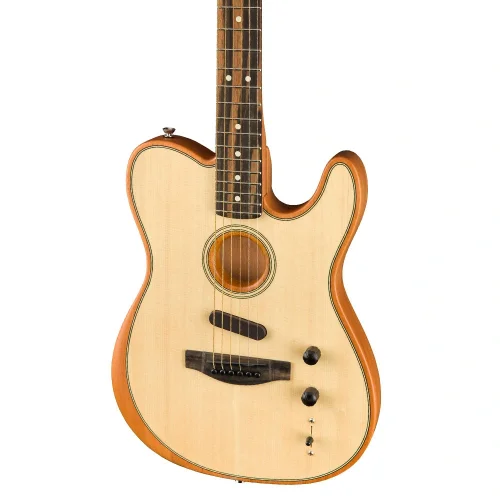 Fender American Acoustasonic Telecaster Natural w/Gig Bag Elektro Akustik Gitar