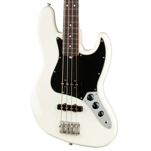 Fender American Performer Jazz Bass Gülağacı Klavye Arctic White Bas Gitar
