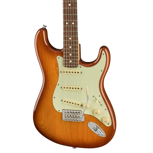 Fender American Performer Stratocaster Gülağacı Klavye Honey Burst Elektro Gitar