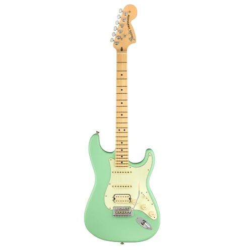 Fender American Performer Stratocaster HSS Akçaağaç Klavye Satin Surf Green Elektro Gitar