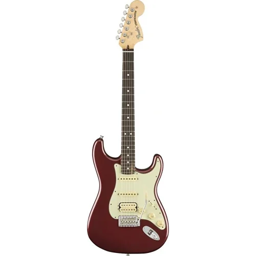 Fender American Performer Stratocaster HSS Gülağacı Klavye Aubergine Elektro Gitar