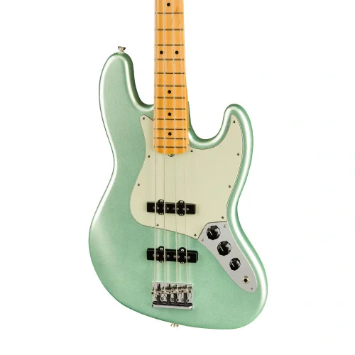Fender American Professional II Jazz Bass Akçaağaç Klavye Mystic Surf Green Bas Gitar