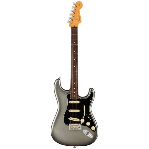 Fender American Professional II Stratocaster Gülağacı Klavye Mercury Elektro Gitar
