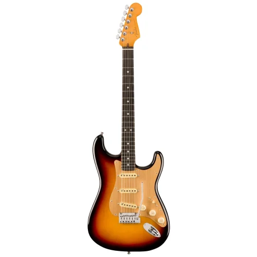Fender American Ultra II Stratocaster Abanoz Klavye Ultraburst Elektro Gitar