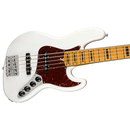 Fender American Ultra Jazz Bass V Akçaağaç Klavye Arctic Pearl Bas Gitar
