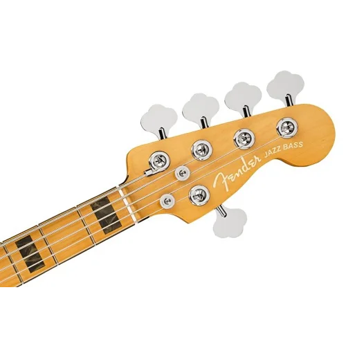 Fender American Ultra Jazz Bass V Akçaağaç Klavye Arctic Pearl Bas Gitar