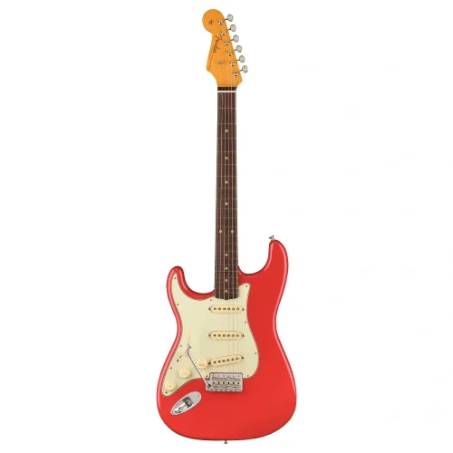 Fender American Vintage II 1961 Stratocaster Gülağacı Klavye Fiesta Red Solak Elektro Gitar