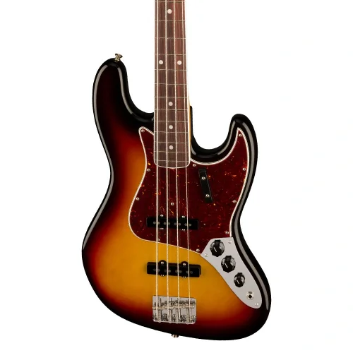 Fender American Vintage II 1966 Jazz Bass Gülağacı Klavye 3 Ton Sunburst Bas Gitar