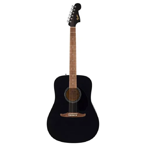 Fender California Debut Redondo Dreadnought Ceviz Klavye Black Akustik Gitar