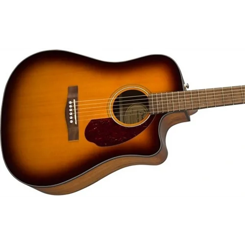 Fender CD-140SCE Dreadnought Ceviz Klavye Hard Case Dahil Sunburst Elektro Akustik Gitar