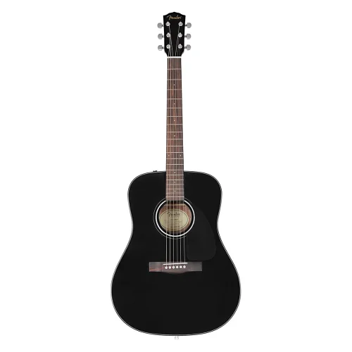 Fender CD-60 Dreadnaught Ceviz Klavye Black Akustik Gitar