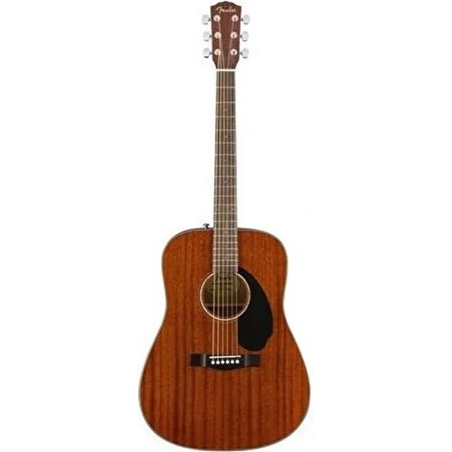 Fender CD-60S Dreadnought All Mahogany Ceviz Klavye Akustik Gitar