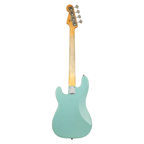 Fender Custom Shop 1963 Precision Bass Journeyman Relic Aged Daphne Blue Bas Gitar